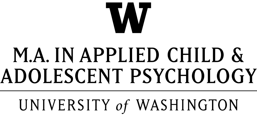 University of Washington MA in Applied Child & Adolescent Psychology logo