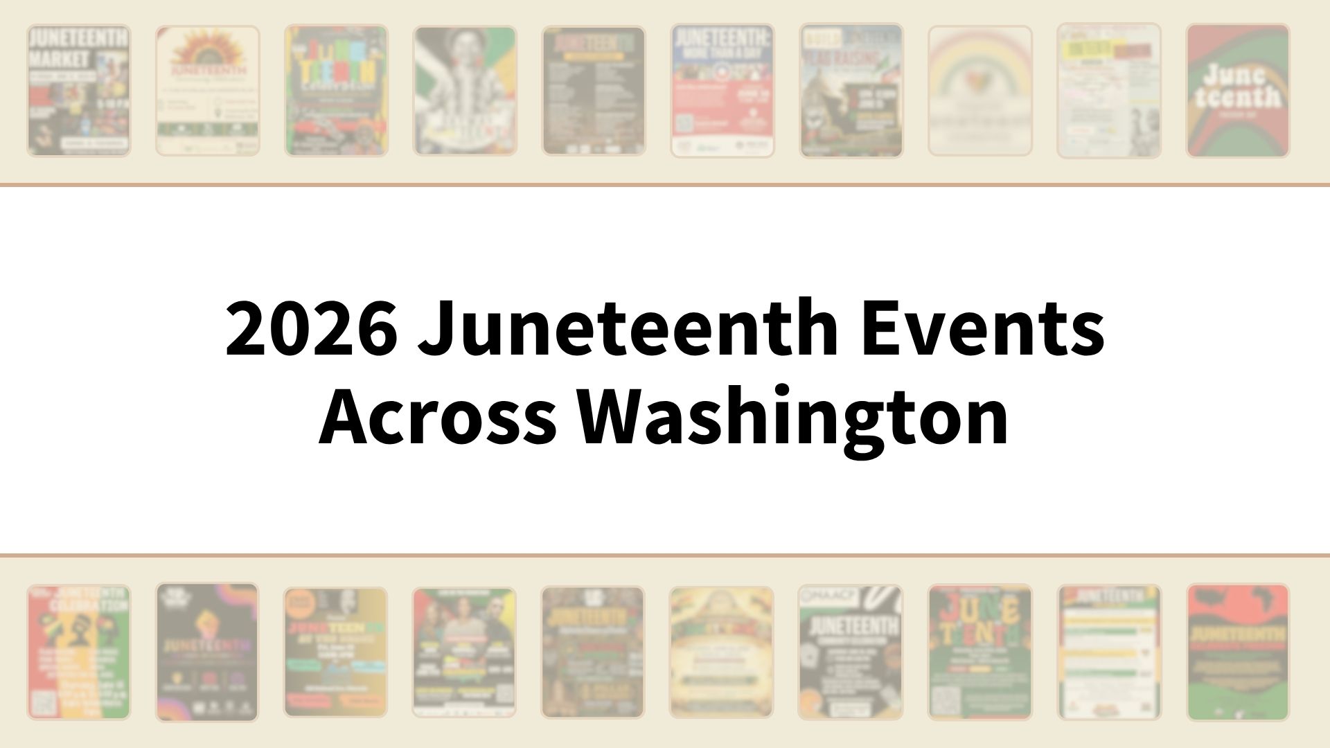 2026 Juneteenth Events Across Washington